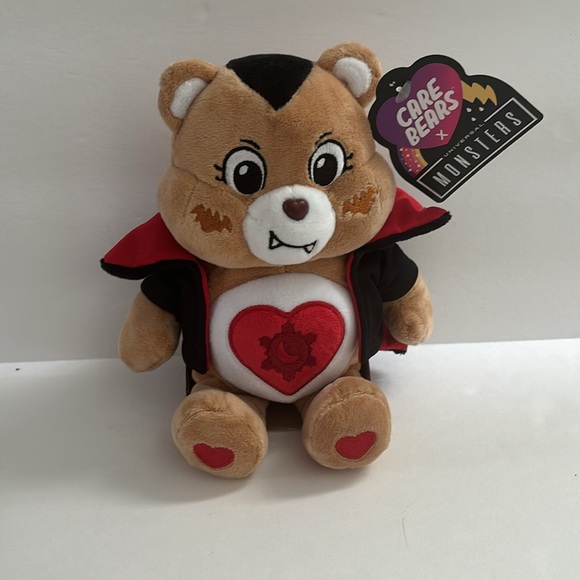 Care Bears x Universal Monsters Tenderheart Bear as Dracula 9” Plush - Picture 2 of 8